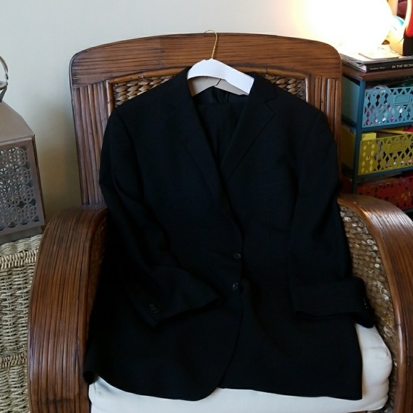 Ermenegildo Zegna black "soft" two-piece suit - Picture 3 of 7
